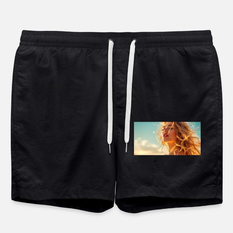 Luna Sunshine Pic 2 - Swim Trunks - black