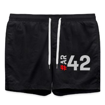 AR42-KARTON - Badeshorts - Schwarz - Vorne - AI Model Male 185 light (185cm)