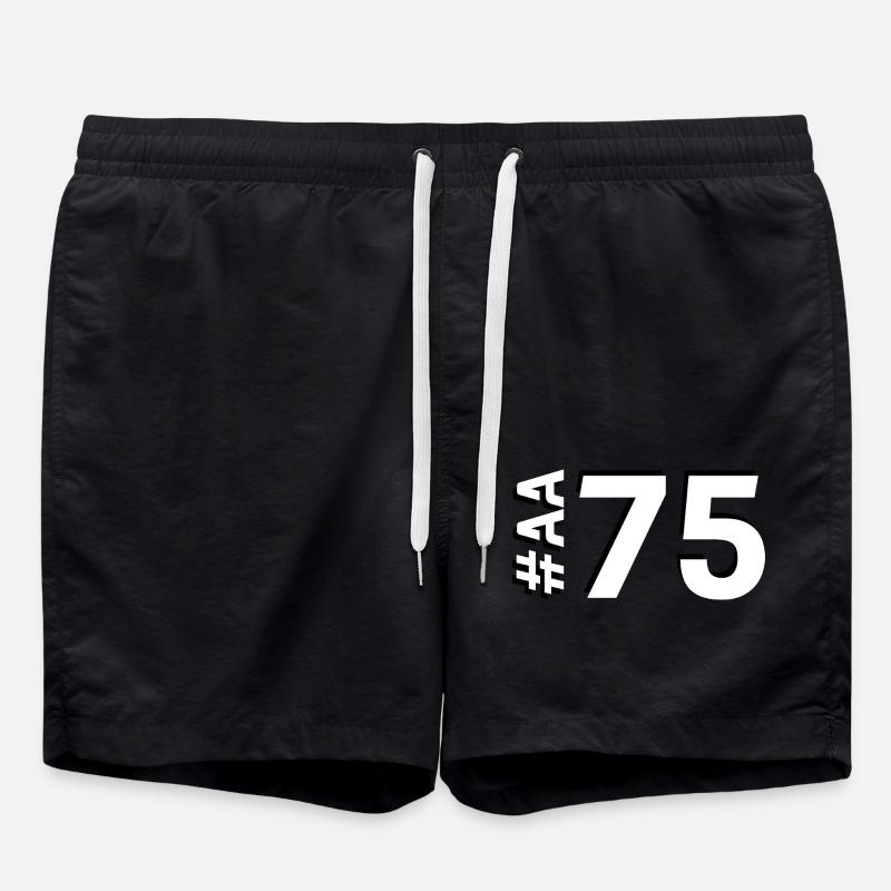 AA75 - Short de bain - noir