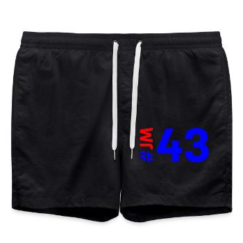JM43 - Short de bain - noir - Devant - AI Model Male 185 light (185cm)