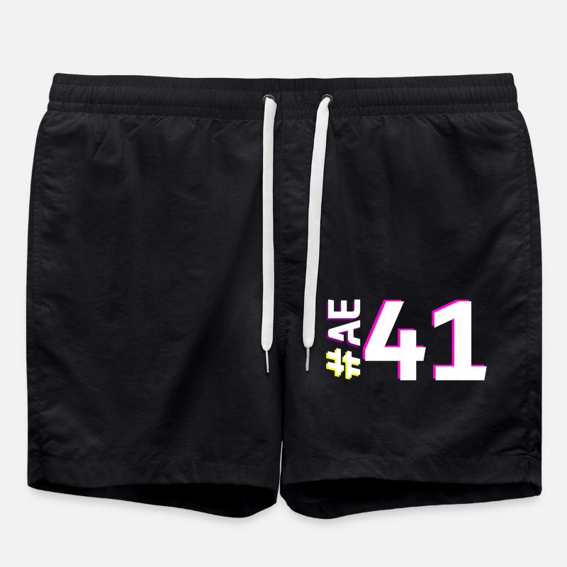AE41 - Short de bain - noir