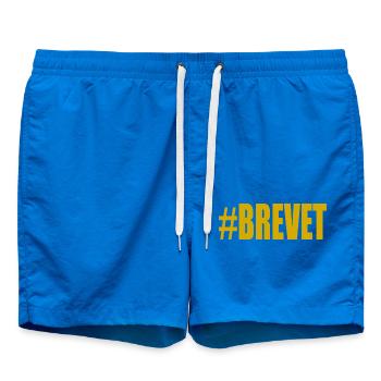 FERRY. BACCALAUREAT. PATENT. DNB. EXAMINATION. WELL DONE - Swim Trunks - cobalt blue - Front