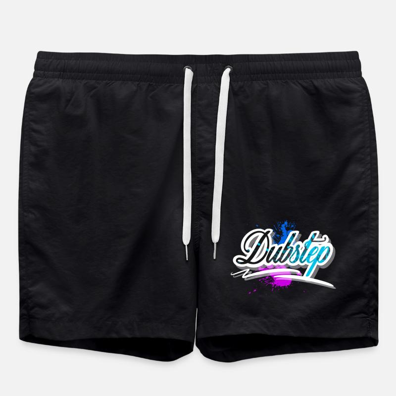 Dubstep - Swim Trunks - black