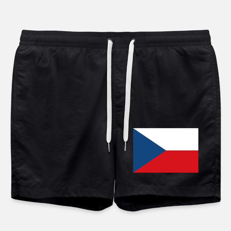 Drapeau de la République tchèque - Short de bain - noir