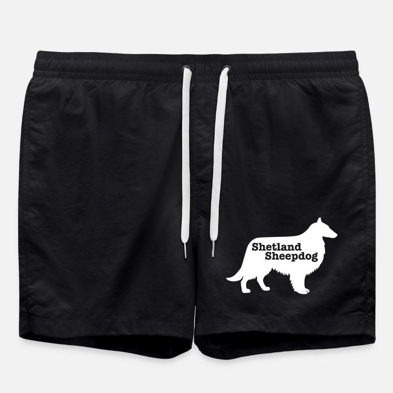Berger Shetland - Short de bain - noir