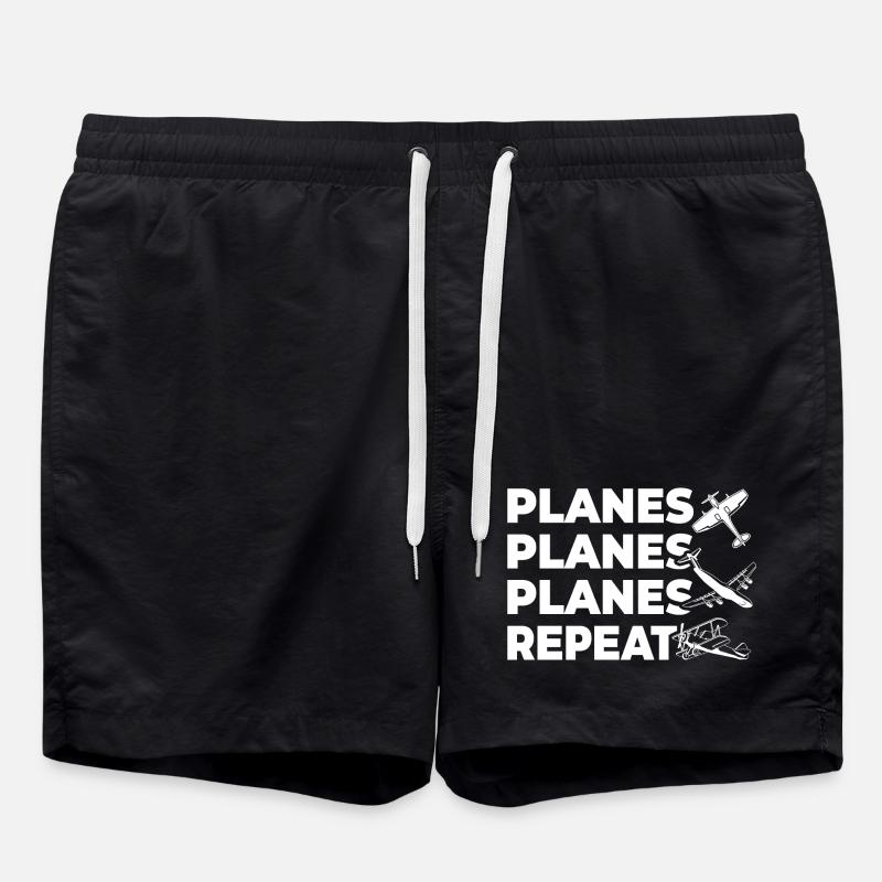 Avions - Short de bain - noir
