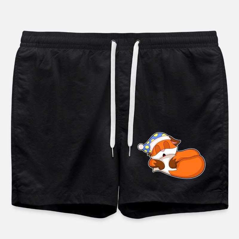 Bonnet de nuit Fox Sleeping - Short de bain - noir
