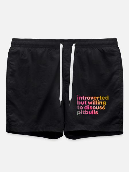 Pitbull - Swim Trunks - black