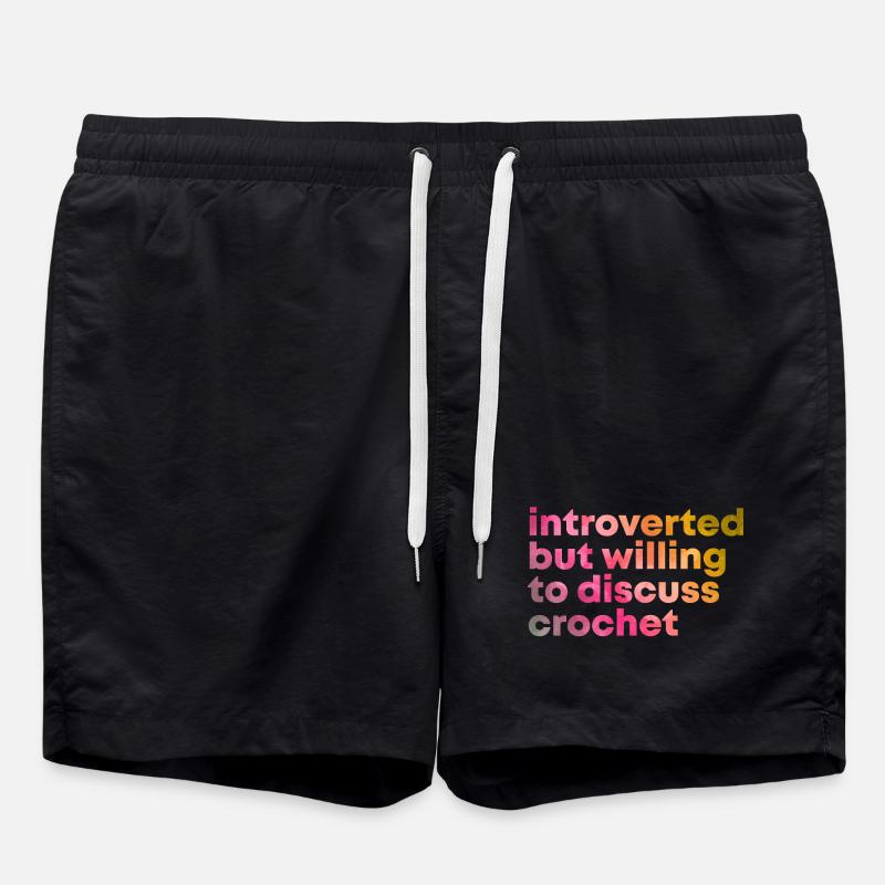 Häkeln - Badeshorts - Schwarz
