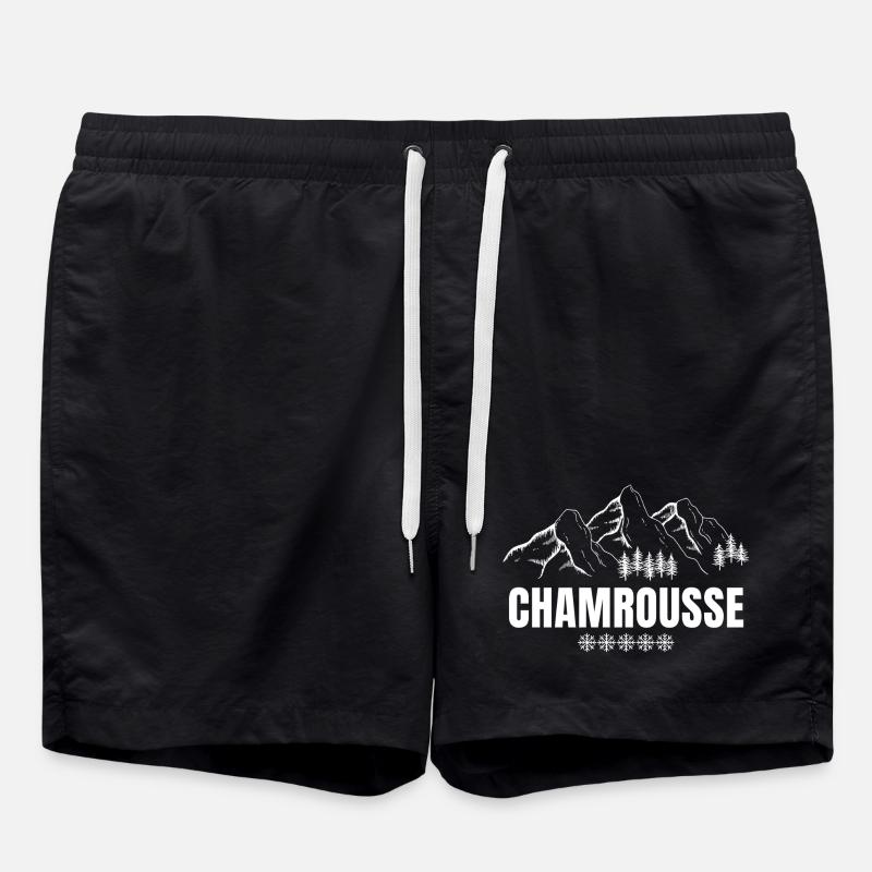 Chamrousse, Skigebiet, Skigebiet - Badeshorts - Schwarz