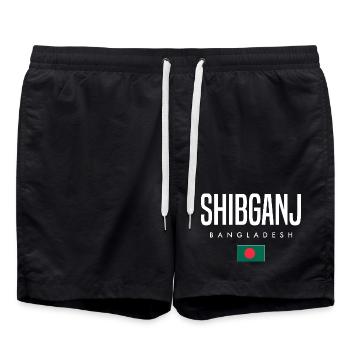 Shibganj Bangladesh - Swim Trunks - black - Front - AI Model Male 185 light (185cm)