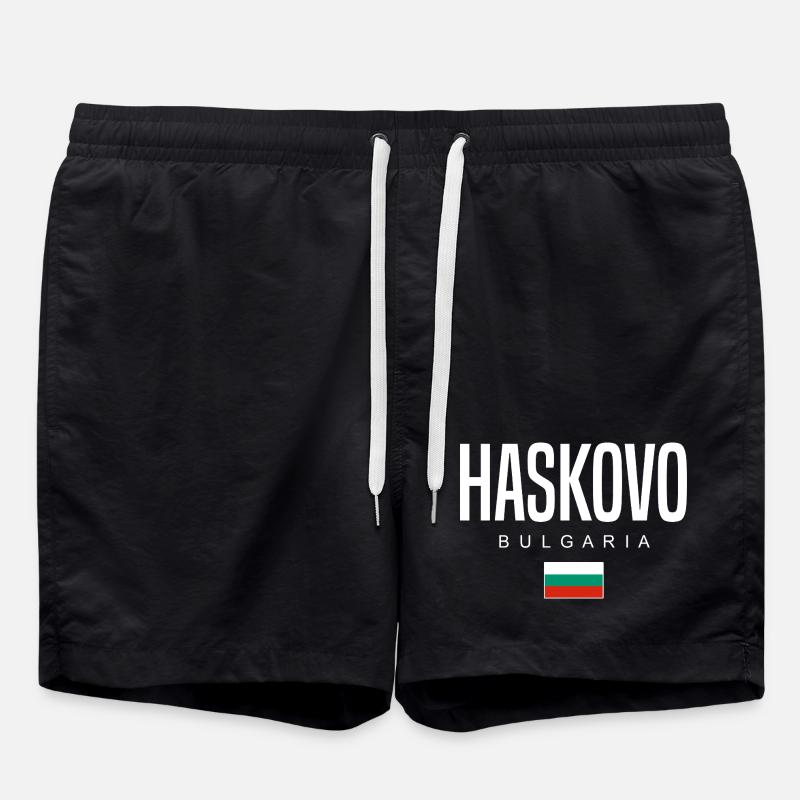 Haskovo Bulgaria - Swim Trunks - black