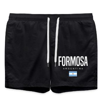 Formosa Argentina Argentinian - Swim Trunks - black - Front - AI Model Male 185 light (185cm)