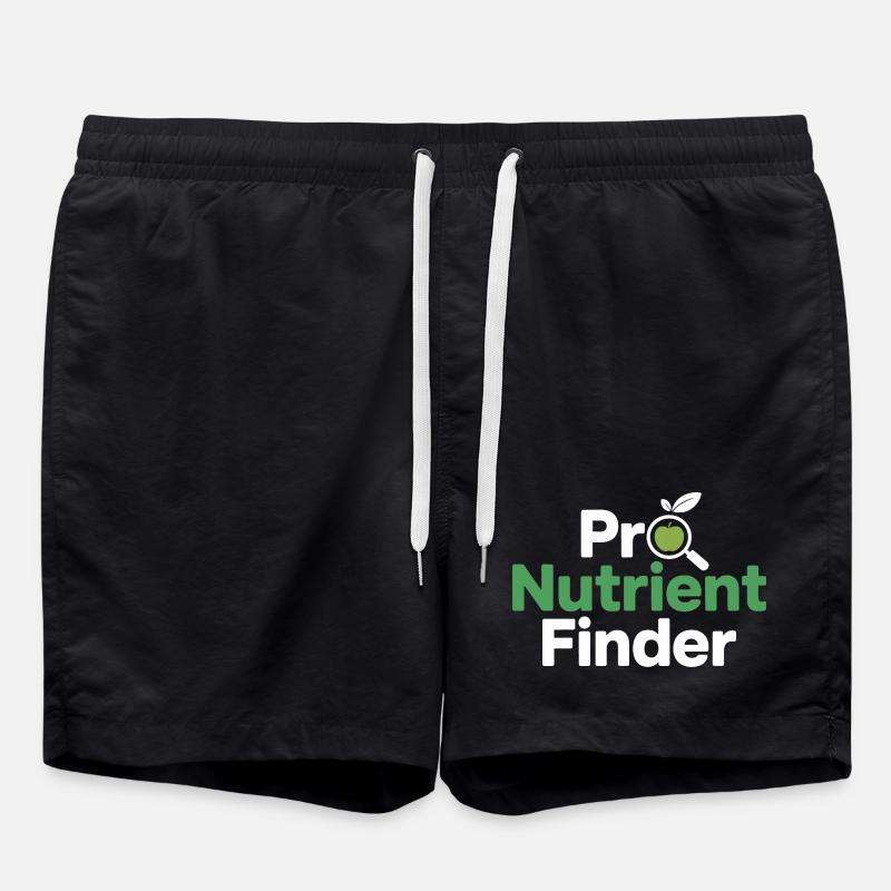 Diététiste certifiée en nutrition - Short de bain - noir