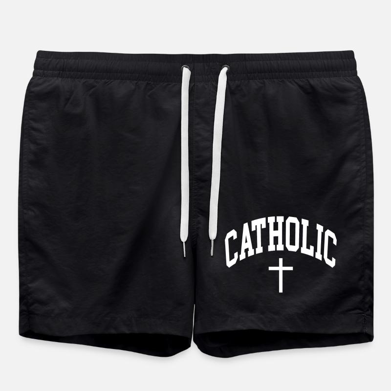 Katholisch Katholik catholique - Short de bain - noir