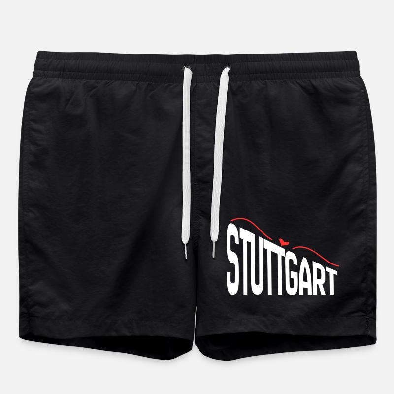 Stuttgart - Badeshorts - Schwarz