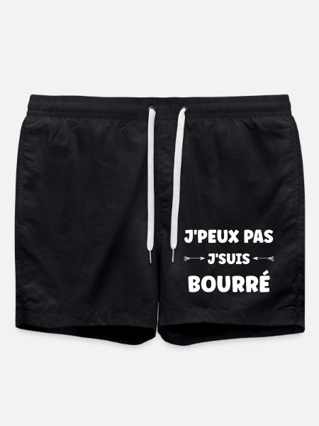 J’peux pas j’suis bourré - Short de bain - noir