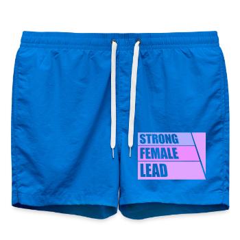 Strong Female Lead Feminismus Empowerment Frauen - Badeshorts - Cobalt blue - Vorne