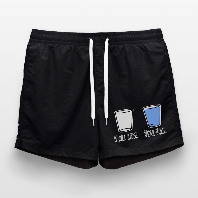 Completely empty and fully full! Full German language! Swim Trunks