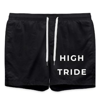 High Pride Bold Typography - Short de bain - noir - Devant - AI Model Male 185 light (185cm)