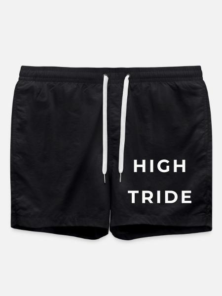 High Pride Bold Typography - Swim Trunks - black