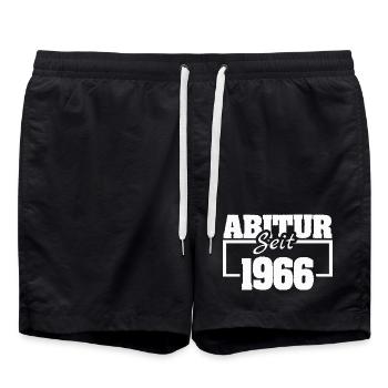 1966 - Short de bain - noir - Devant - AI Model Male 185 light (185cm)