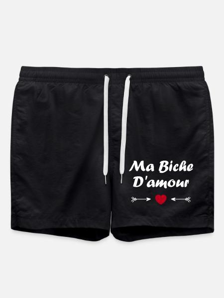 biche - Short de bain - noir