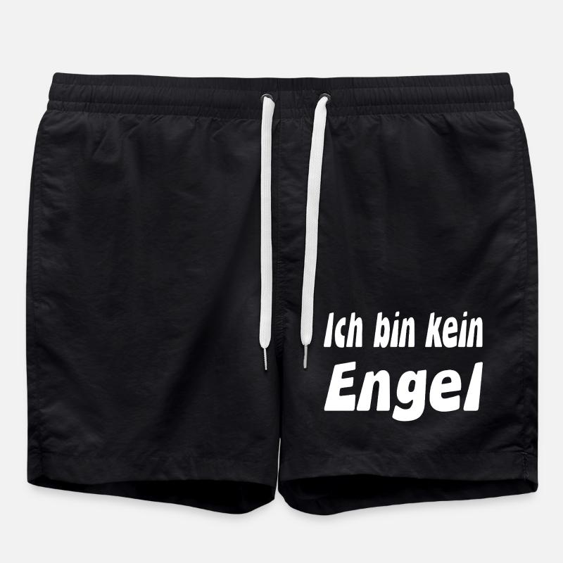 Engel - Badeshorts - Schwarz