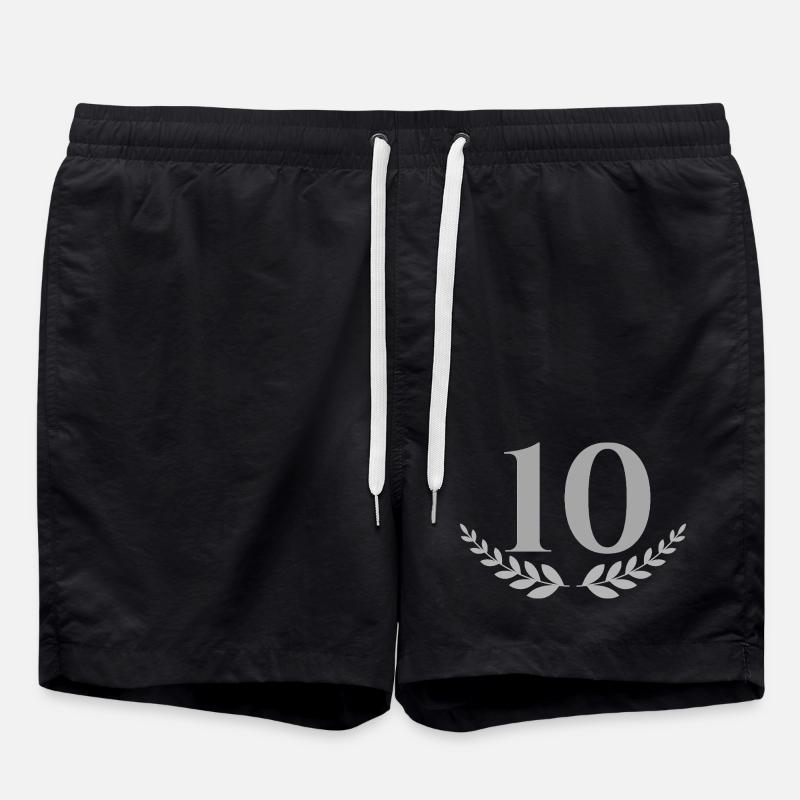 10 - Short de bain - noir