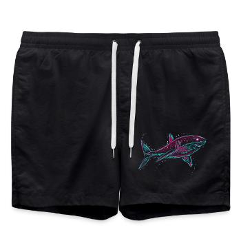 Neo Shark - Short de bain - noir - Devant - AI Model Male 185 light (185cm)