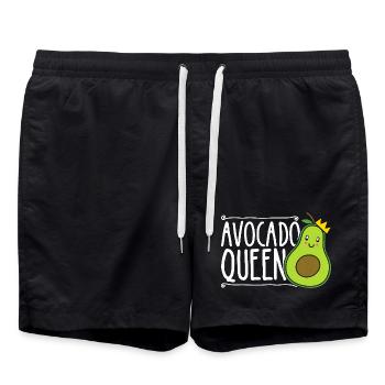 Avocado Queen - Swim Trunks - black - Front - AI Model Male 185 light (185cm)