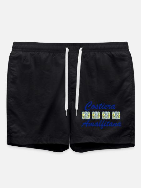 Amalfiküste - Badeshorts - Schwarz