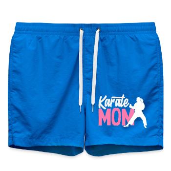 Maman Karaté Arts Martiaux Mère Combattante Femmes - Short de bain - cobalt blue - Devant