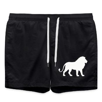 Lion - Swim Trunks - black - Front - AI Model Male 185 light (185cm)