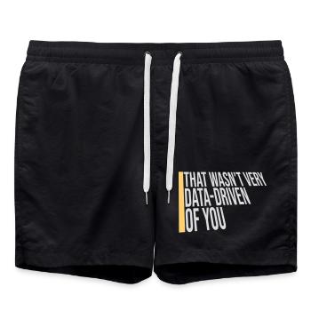 Ce n’était pas très axé sur les données de ta part, nerd drôle - Short de bain - noir - Devant - AI Model Male 185 light (185cm)