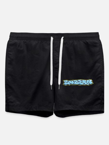 Lucerne Graffiti - Swim Trunks - black