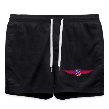 T-shirt Namibie pour les fans et les voyageurs - Short de bain - noir - Devant - AI Model Male 185 light (185cm)