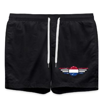 I Love Netherlands, Elegance Style Design T-Shirt - Swim Trunks - black - Front - AI Model Male 185 light (185cm)