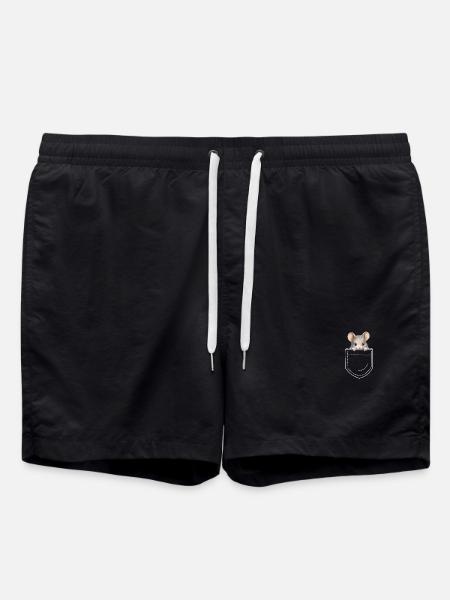 Maus Mäuse - Badeshorts - Schwarz