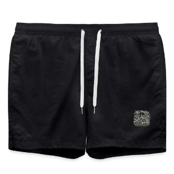 Thailand - 2 - Badeshorts - Schwarz - Vorne - AI Model Male 185 light (185cm)