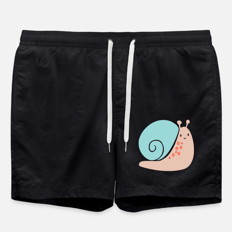 slug - Swim Trunks - black
