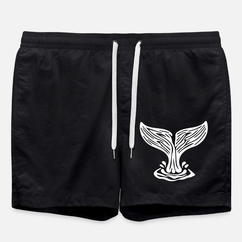 Wal Fluke Vector - Badeshorts - Schwarz
