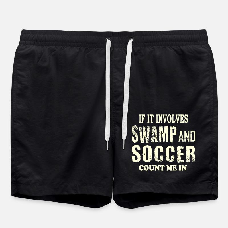 Soccer des marais - Short de bain - noir