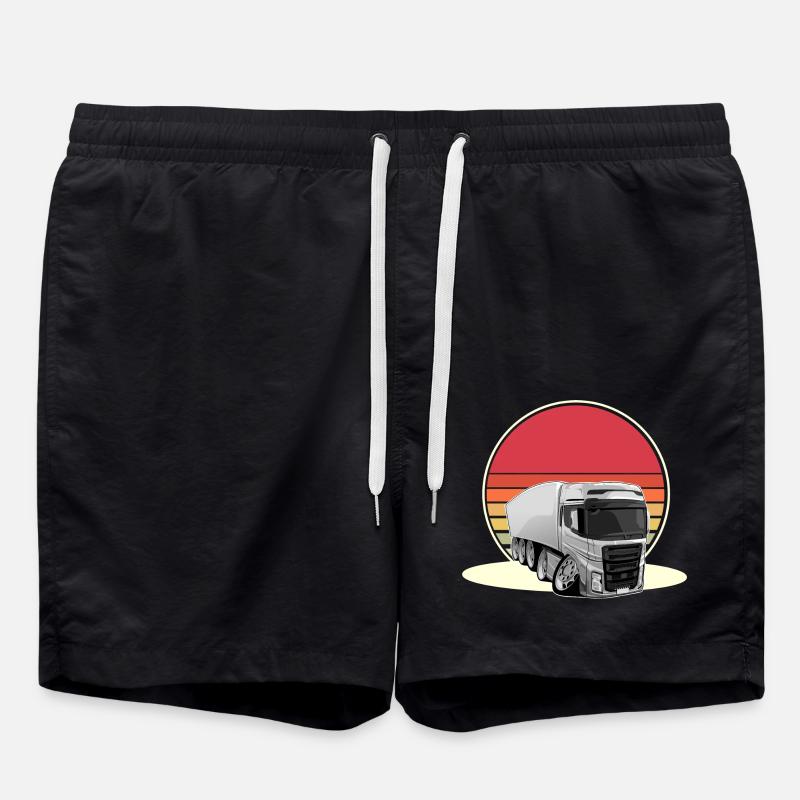 Camionneur - Short de bain - noir