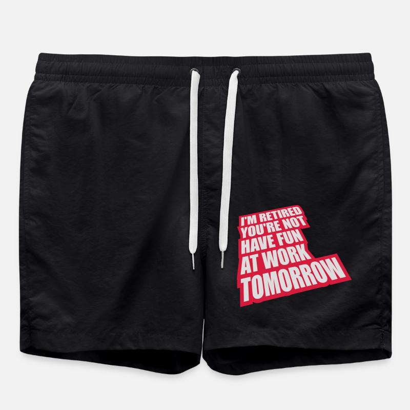 have fun at work - Swim Trunks - black