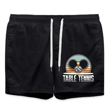 Ping-pong - Short de bain - noir - Devant - AI Model Male 185 light (185cm)