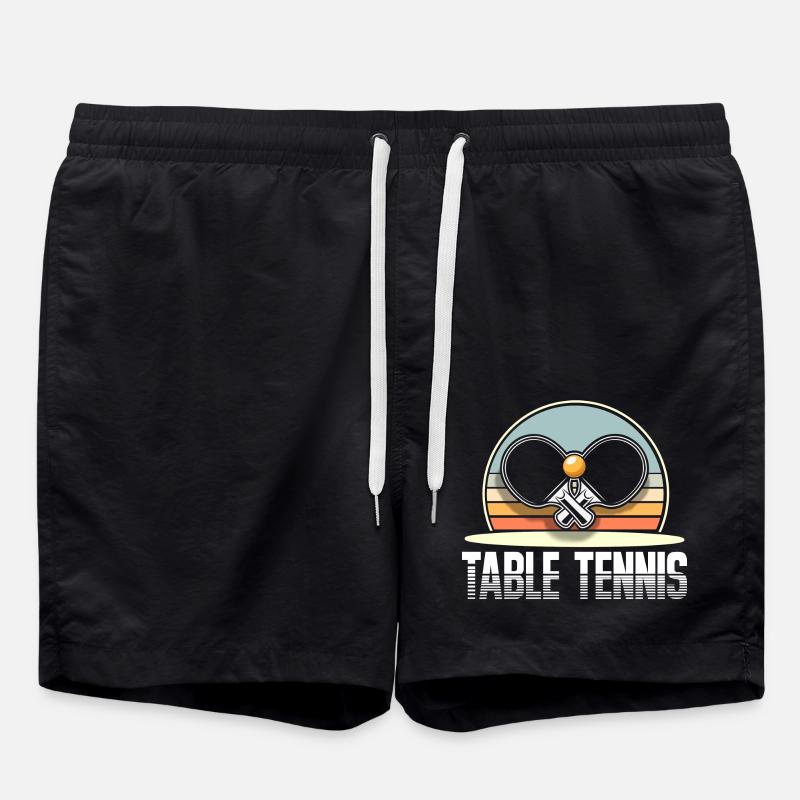 Table tennis - Swim Trunks - black