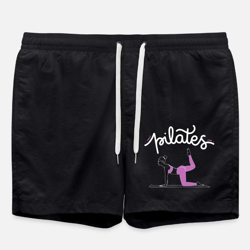 Pilates - Short de bain - noir