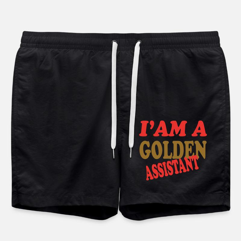 GOLDEN ASSISTANT - Short de bain - noir