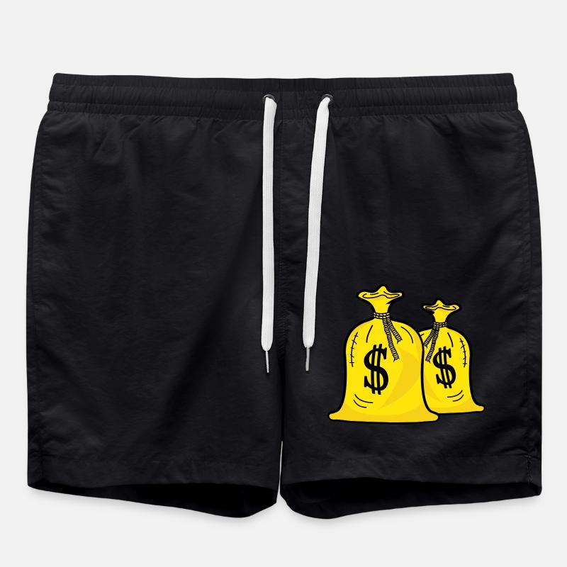 Sacs d’argent - Short de bain - noir